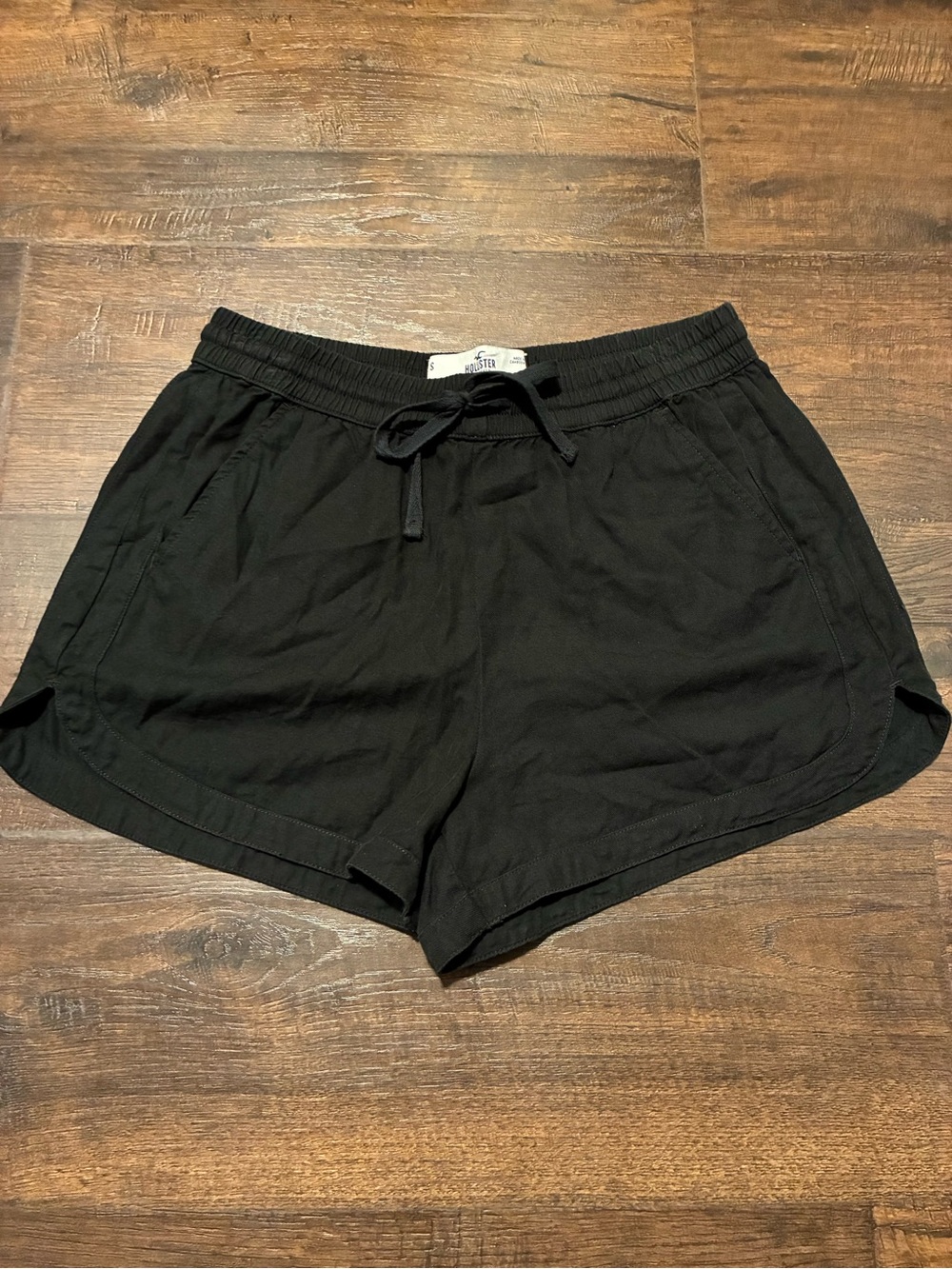 Hollister Black Women's Drawstring Shorts